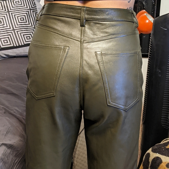 REAL LEATHER ZARA pants - Picture 8 of 15